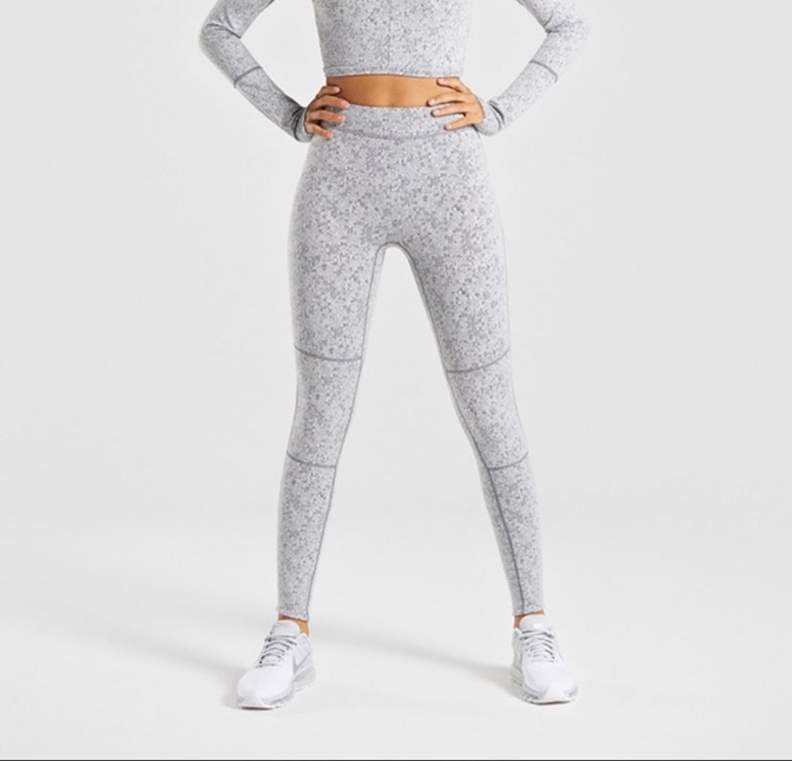 Gymshark Fleur texture charcoal marl XS