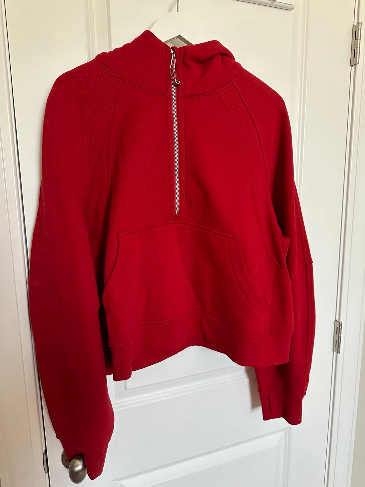 College Crimson Half Zip Hoodie XL/XXL EUC