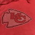 NWT Women's Kansas City Chiefs Cuce Red Crystal Logo Cropped Pullover Hoodie 3X