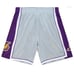 Mitchell Ness Los Angeles Lakers Hardwood Classics NBA 75TH Silver Shorts