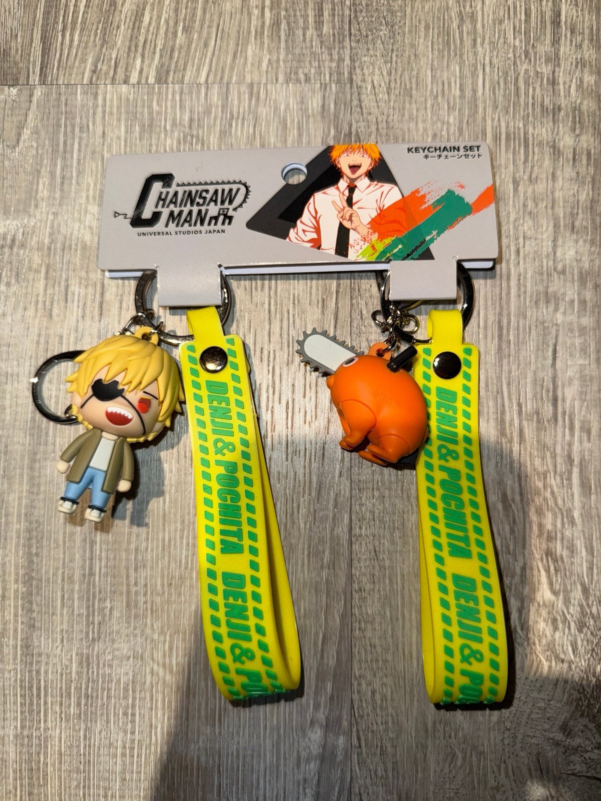 Chainsaw man keychain set