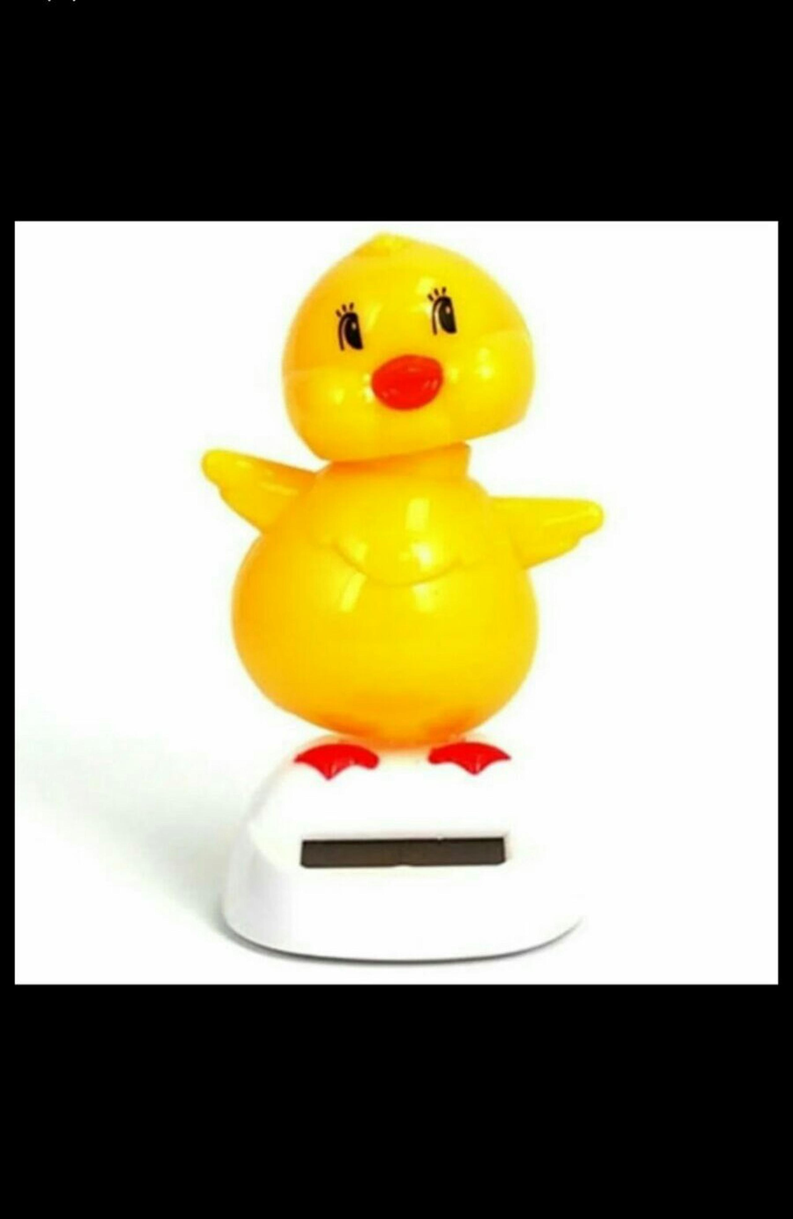 Solar powered dancing chick
