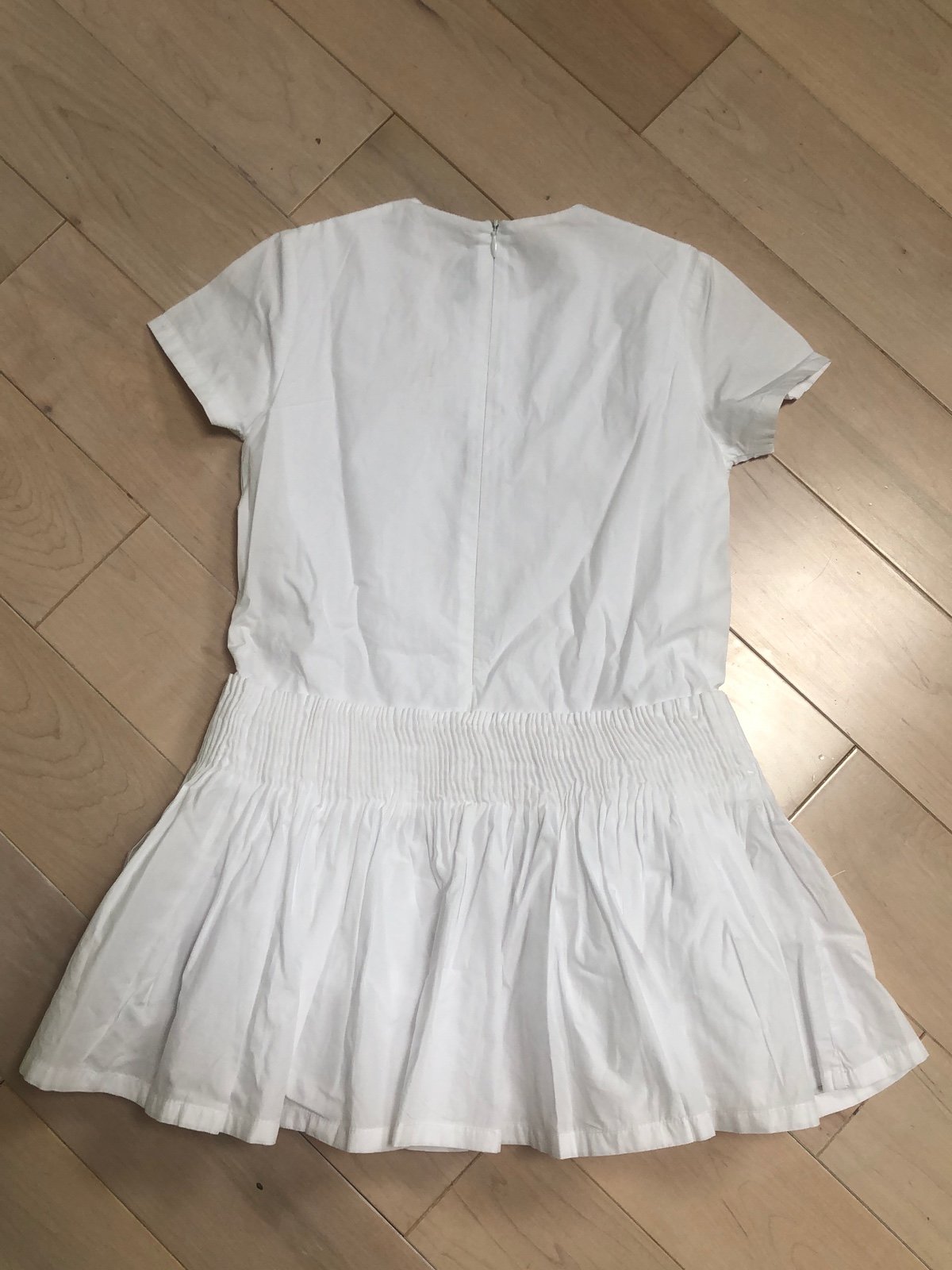 Il Gufo Italy girls white cotton dress 8