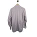 David Donahue Dobby Check Dress Shirt in White/Blue/Orange Size 16