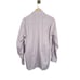 David Donahue Dobby Check Dress Shirt in White/Blue/Orange Size 16