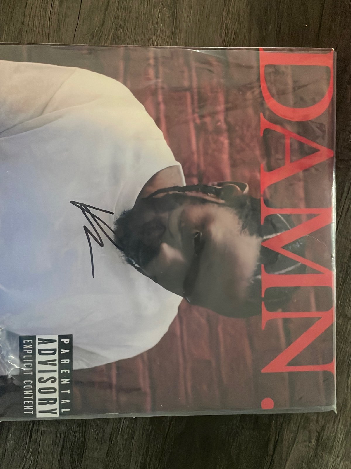 Kendrick Lamar autographed Damn vinyl