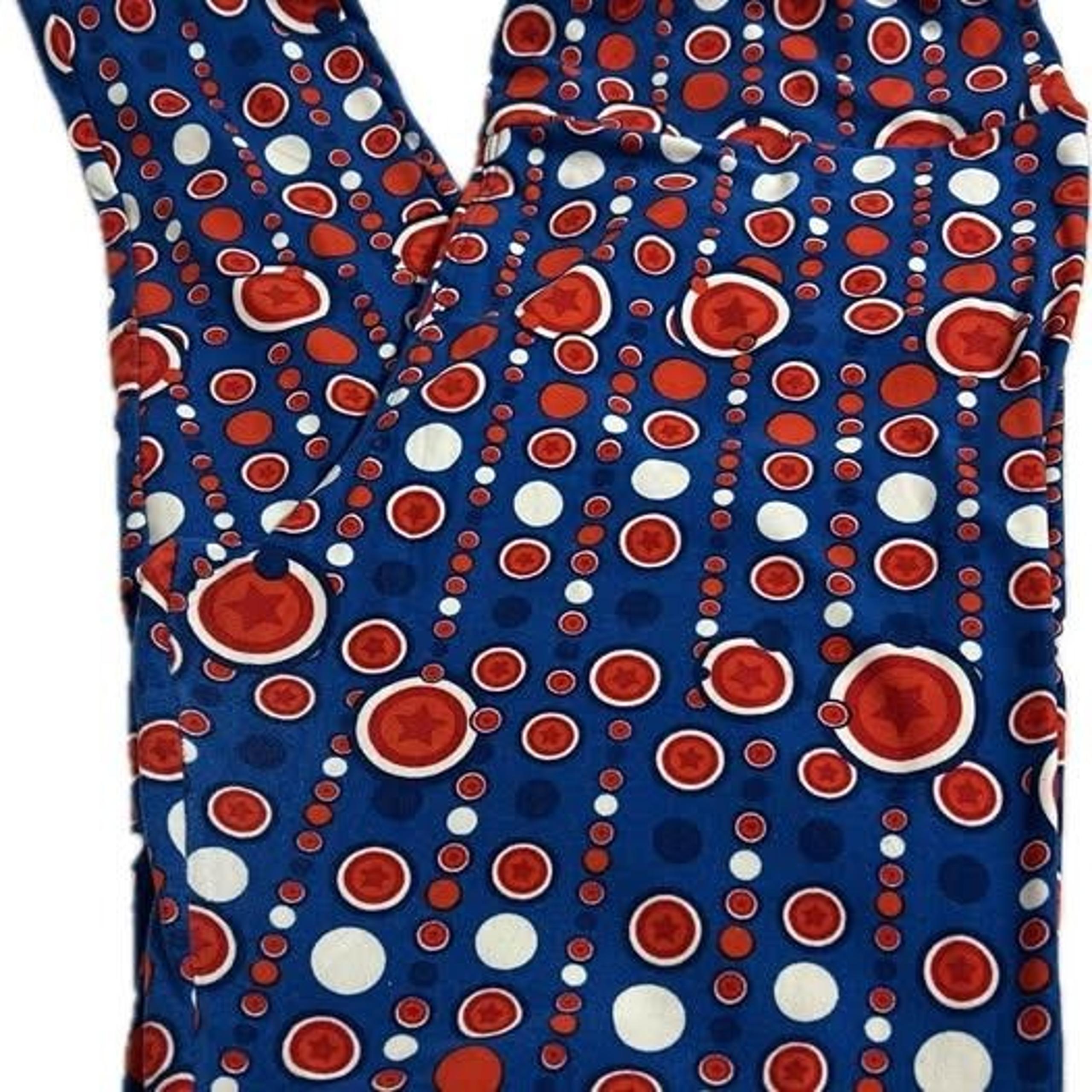 LuLaRoe Captain America Leggings Tall & Curvy Red White & Blue Patriotic Legging