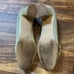 60s vtg Gold Shoes w Bow