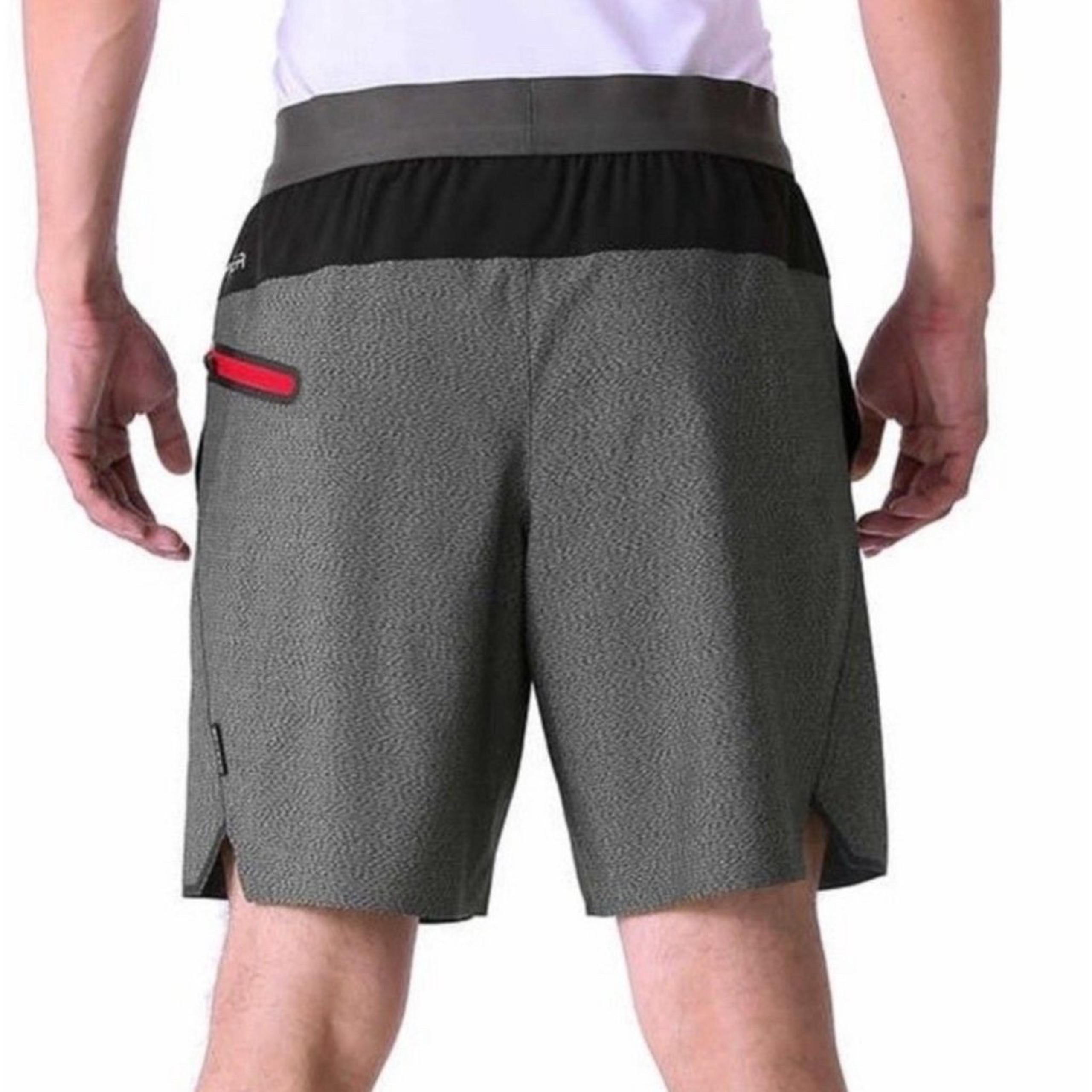Power Performance mens active shorts in grey & black Sz-XL LocX-1 - Spyder