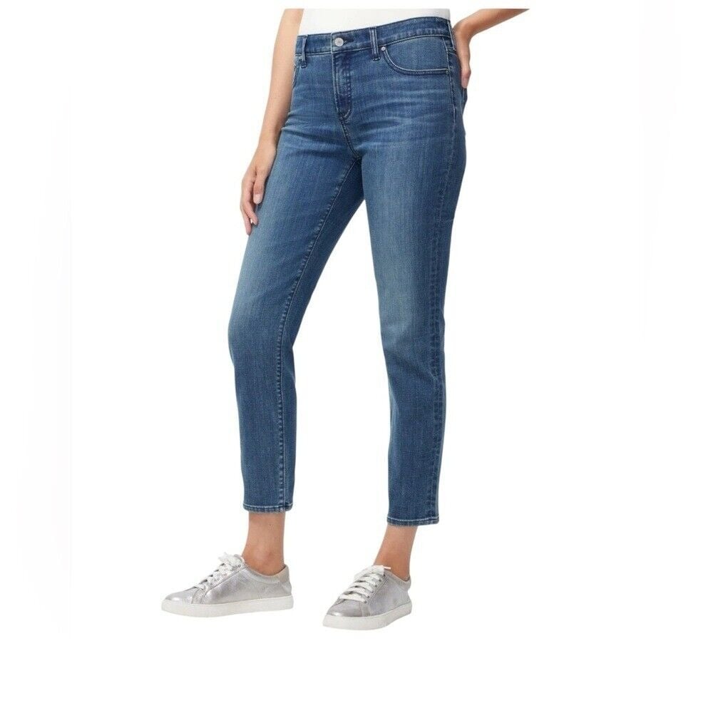 Chicos Fabulously Slimming Ankle Jeans Womens Size 2.5 Dark Wash Stretch