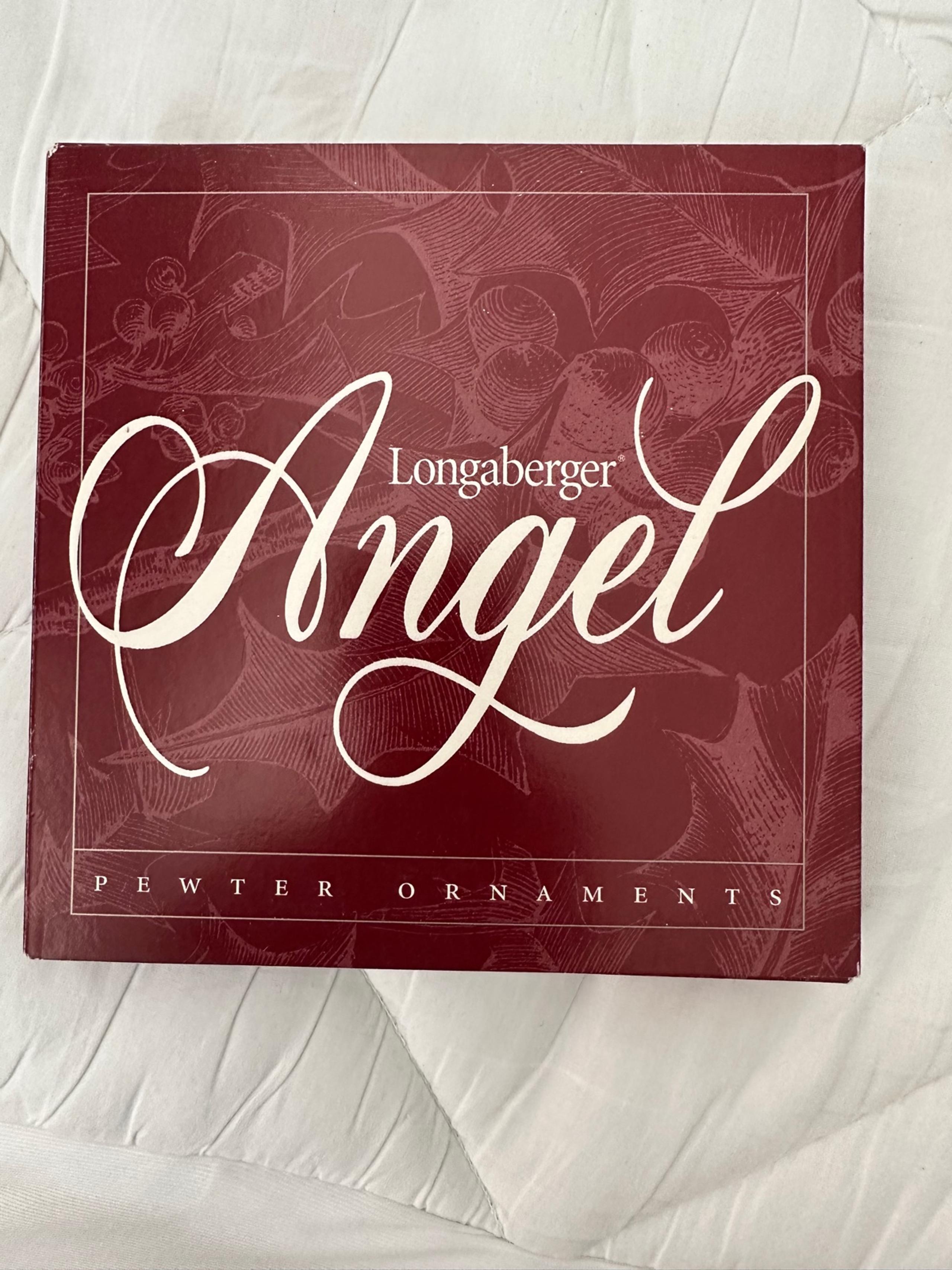 Longaberger Angel pewter ornaments