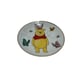 New Disney Winnie The Pooh 4 pc Ceramic Assorted Appetizers Plates Kitchenware
