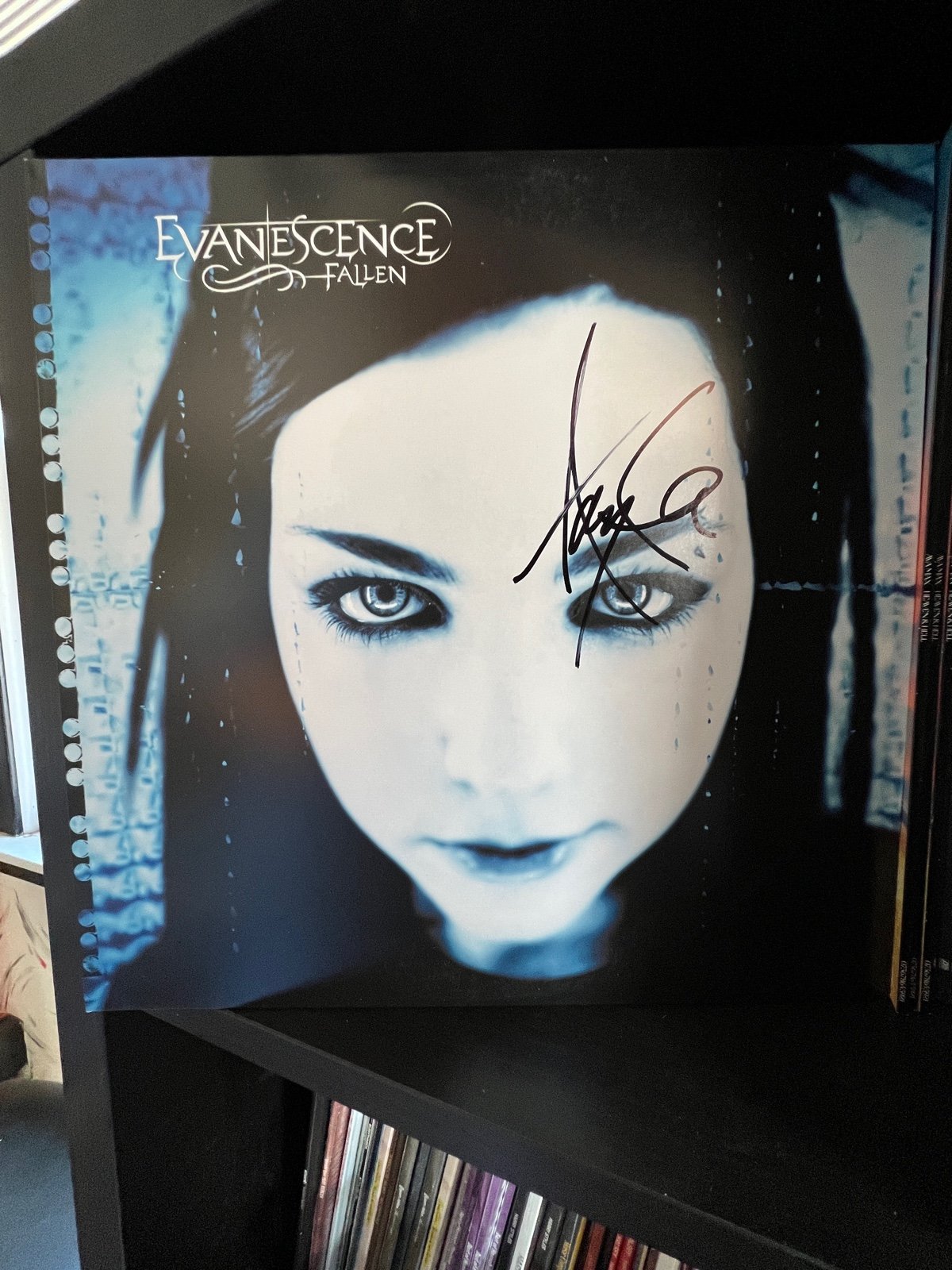 AMY LEE SIGNED EVANESCENCE FALLEN VINYL RECORD LP - BECKETT COA