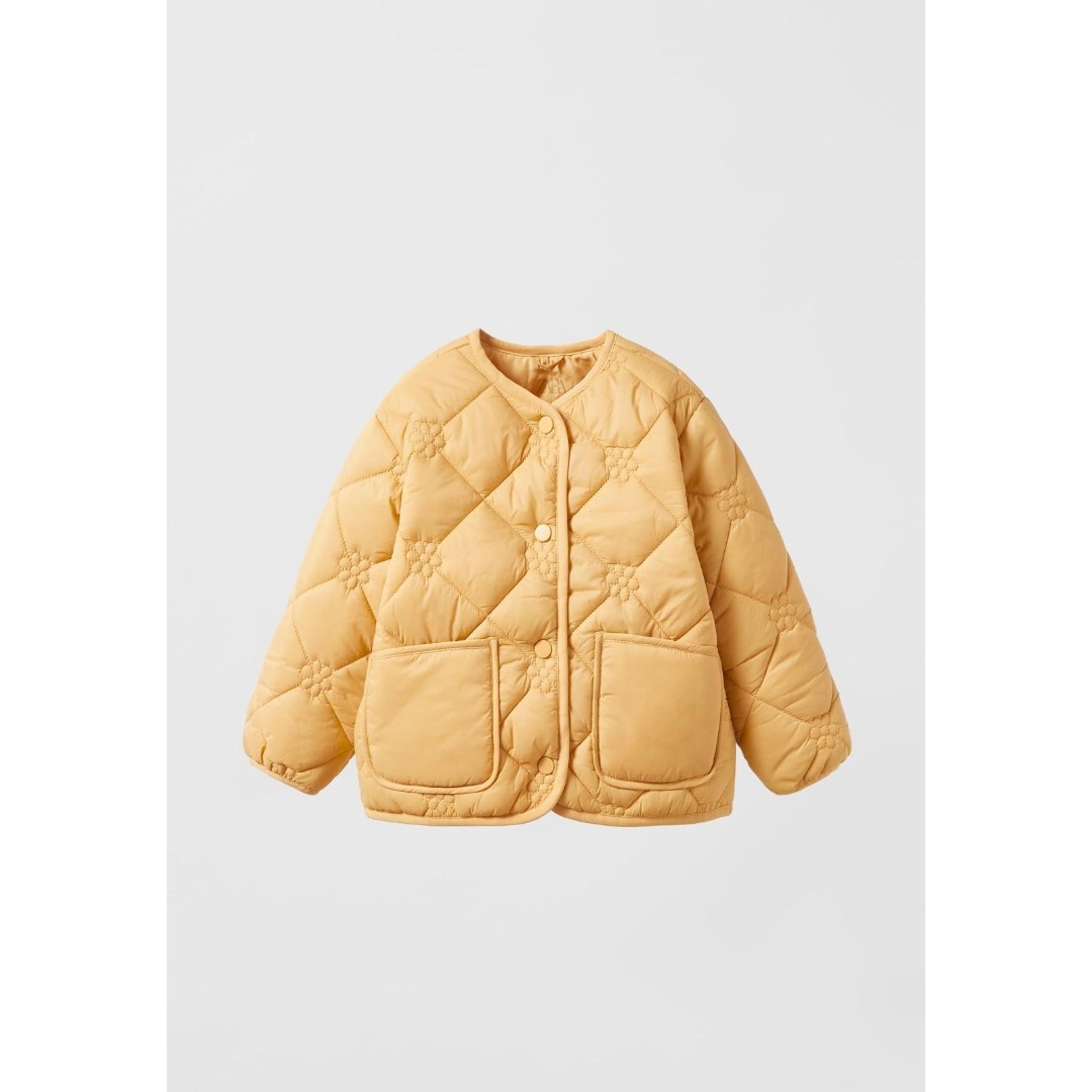 Zara baby kids girls embroidered floral padded jacket coat 9-12 months