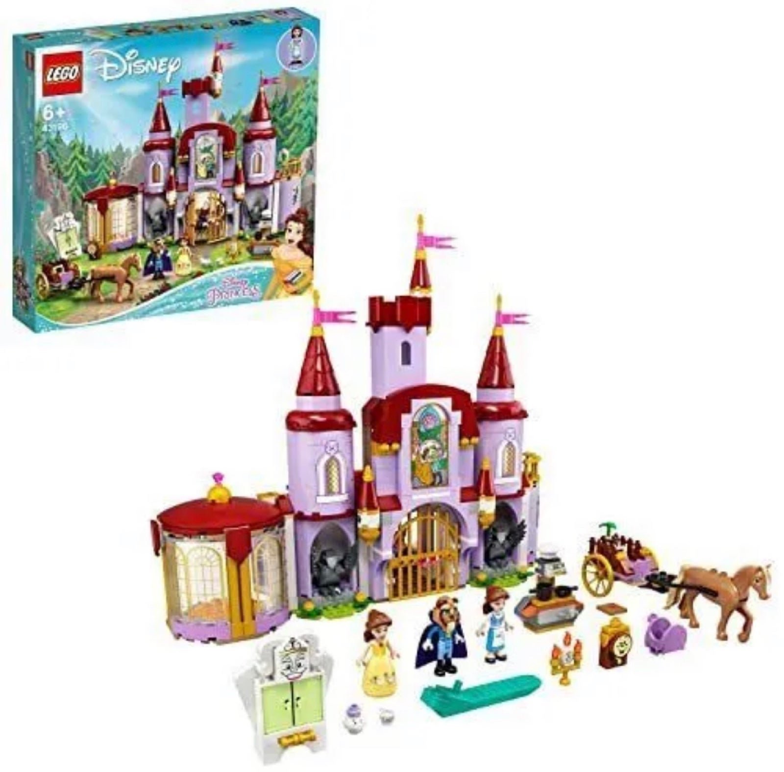 LEGO Disney: Belle and the Beast's Castle (43196) - Brand New in Sealed Box!