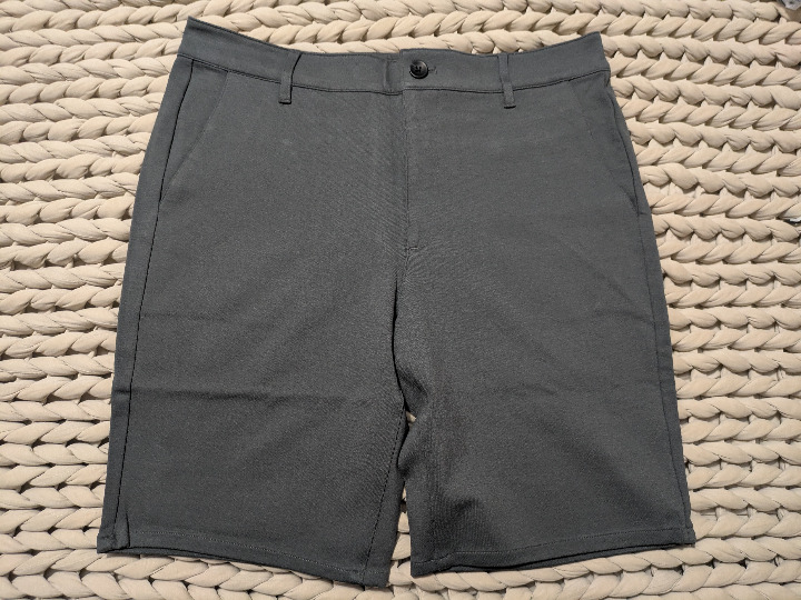 True Classic 9 Comfort Knit Chino Shorts - Carbon - 34 - New Without Tags
