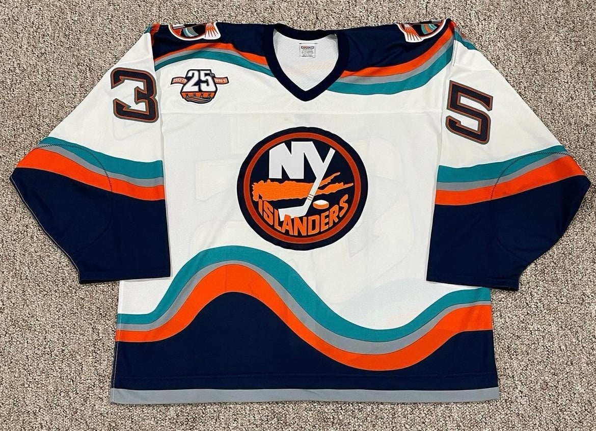 NY Islanders Tommy Salo CCM Big Block Authentic Jersey Sz 56 Goalie