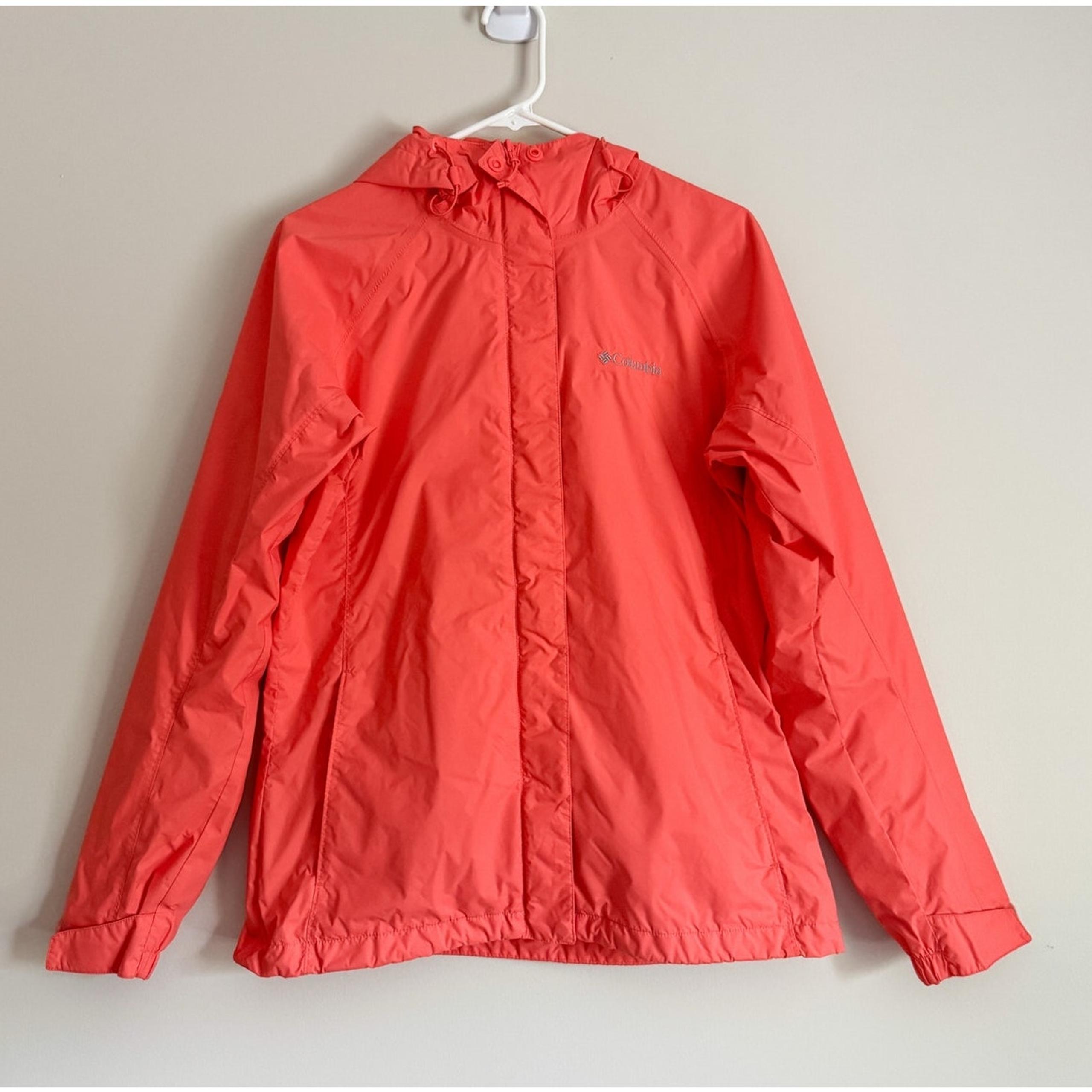 Columbia Arcadia II Coral Rain Coat Waterproof Jacket Womens Medium Gorpcore