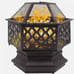 Wood Burning Fire Pit Outdoor Heater Backyard Patio Stove Fireplace Backyard