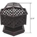Wood Burning Fire Pit Outdoor Heater Backyard Patio Stove Fireplace Backyard