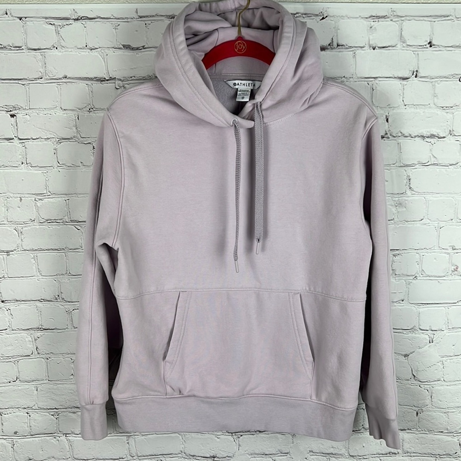 Athleta Lilac Hoodie With one Zip Side Pocket. Size XS, NWOT
