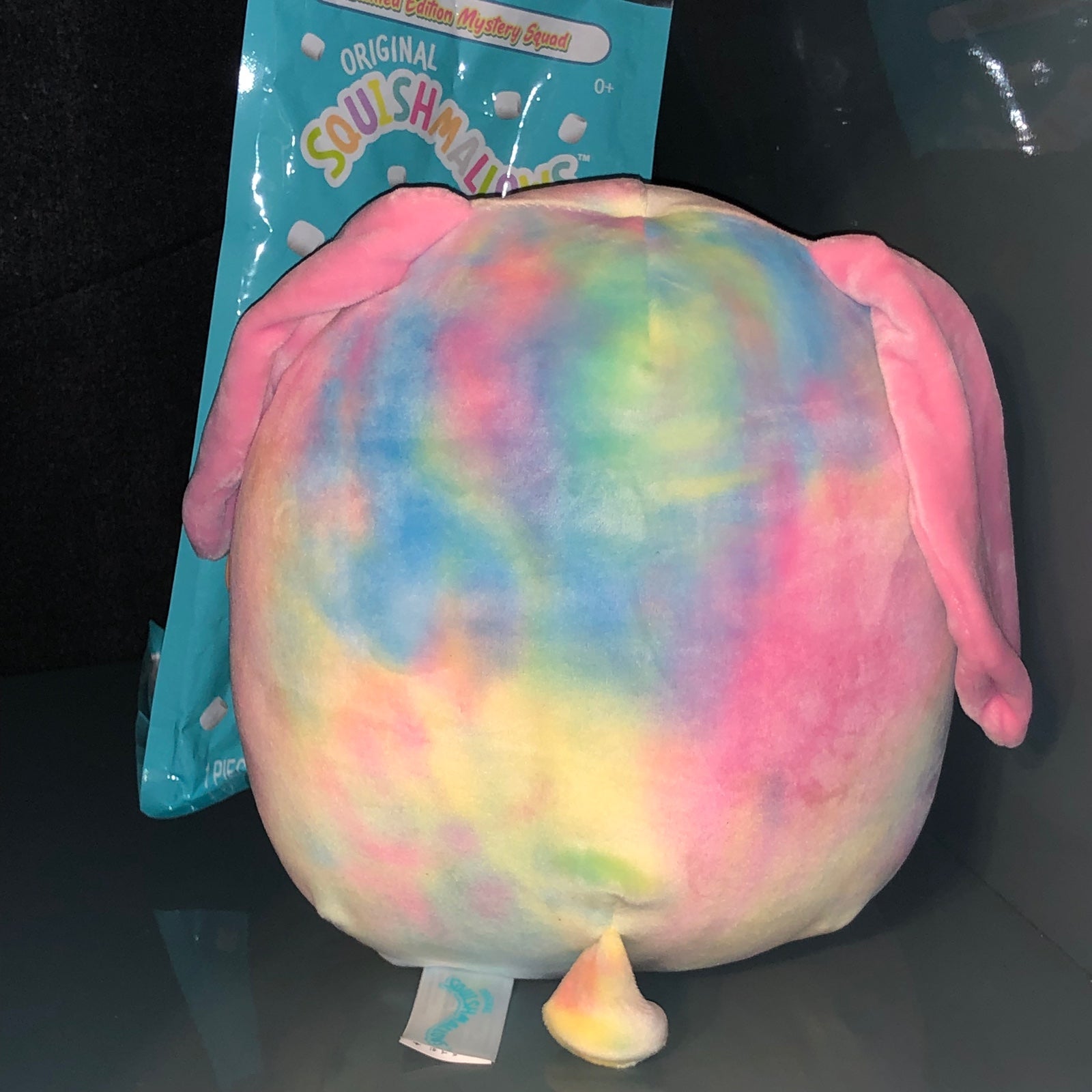 Squishmallow 8” Candy the Bunny ~ Mystery Bag Scented Rabbit Cartoon Eyes - detail