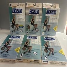 6 pairs of Jobst ultrasheer supporter 8-15mmHg size small