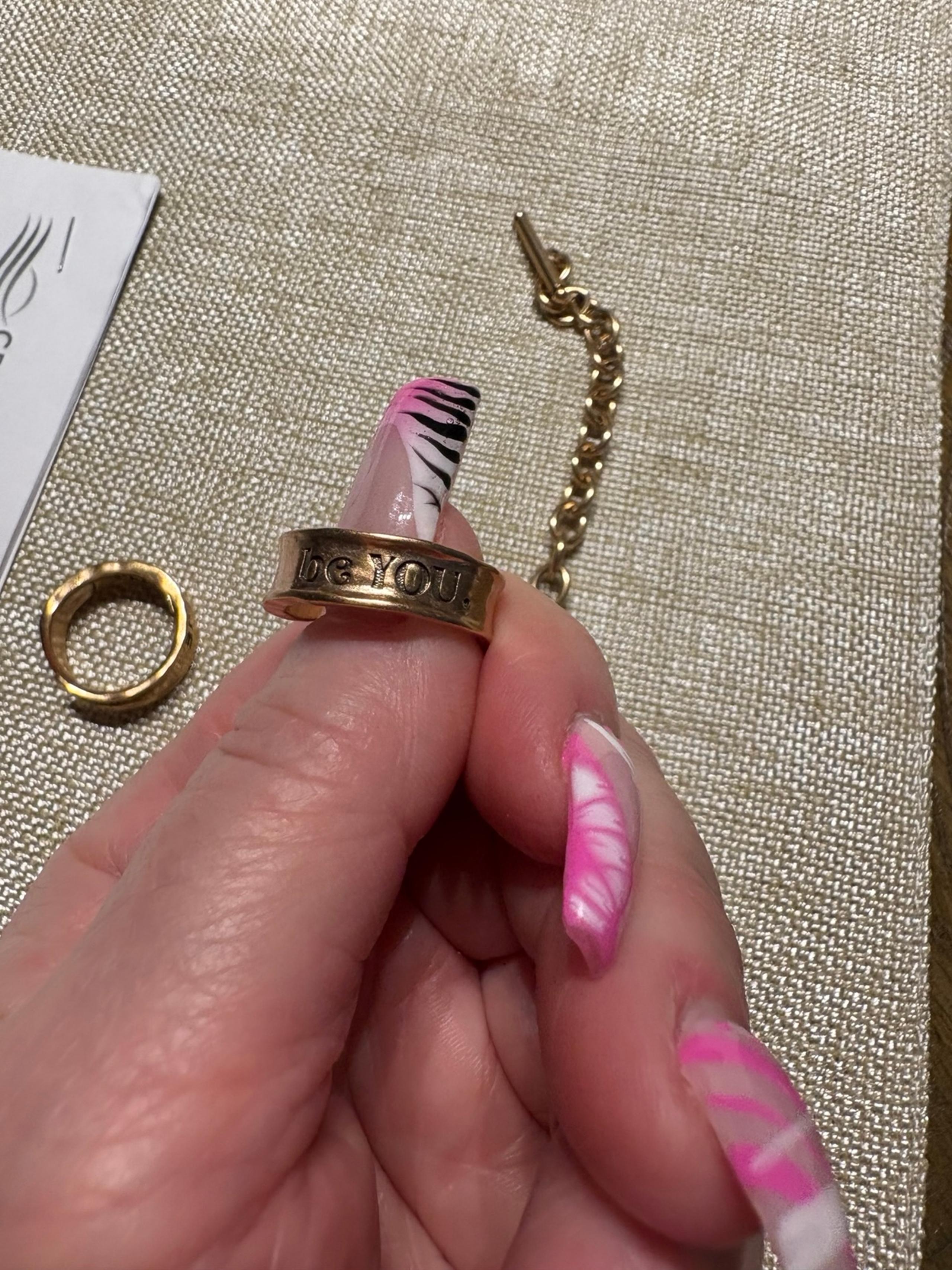“BE YOU” Remember Ring by Katia Designs