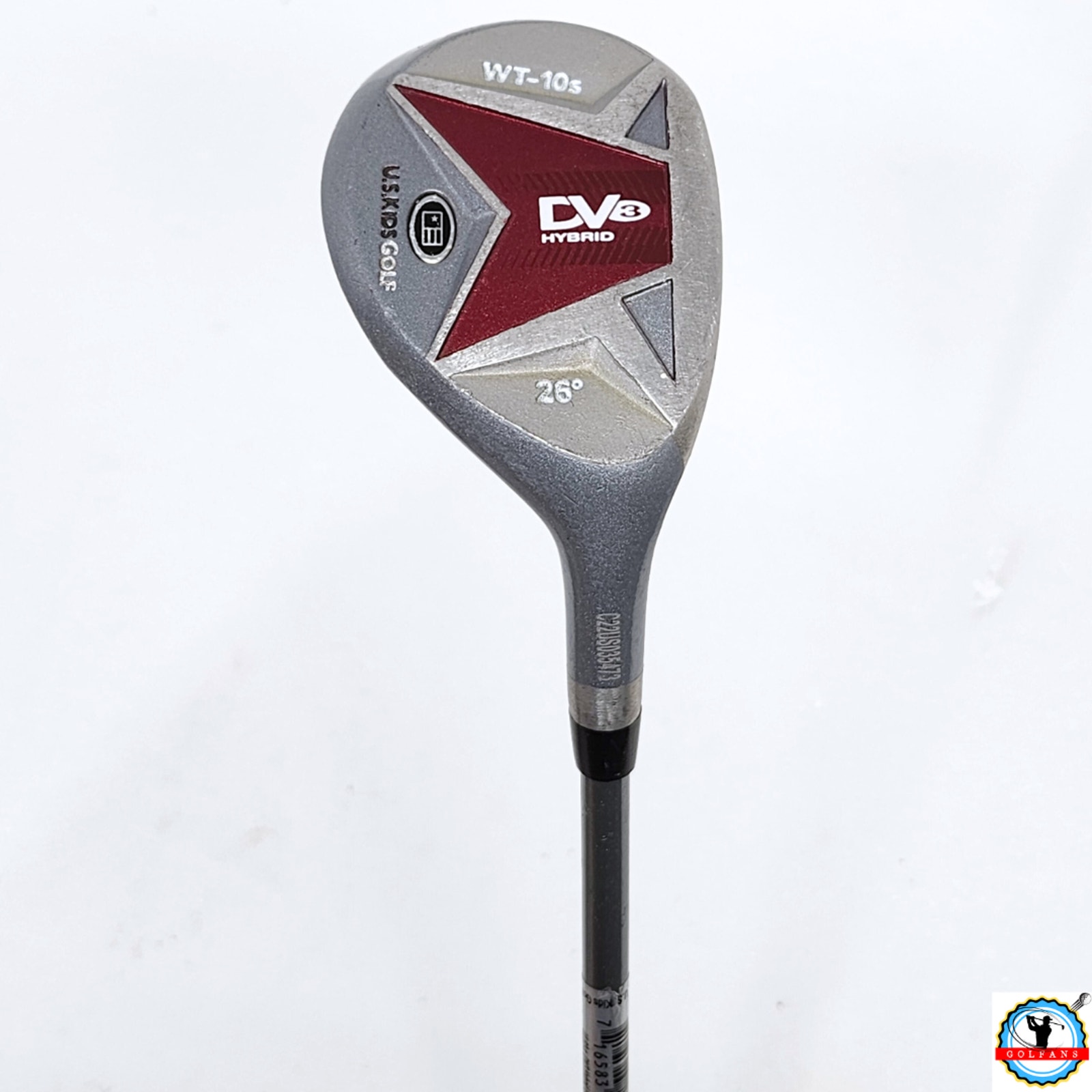 U.S Kids Golf WT-10S DV3 26º Hybrid USKG Right-Hand Graphite 60 Tall YOUTH 37