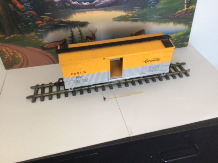 G-SCALE D&RGW LGB #4067-D01 WOOD STYLE BOX CAR
