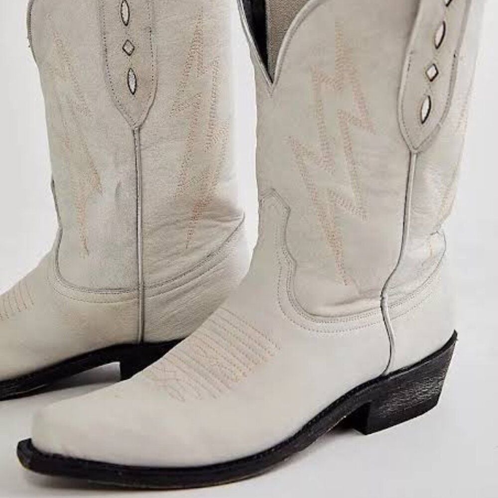 FREE PEOPLE Mexicana Lightning Strikes Western Boots Size 7 NEW WITH TAG