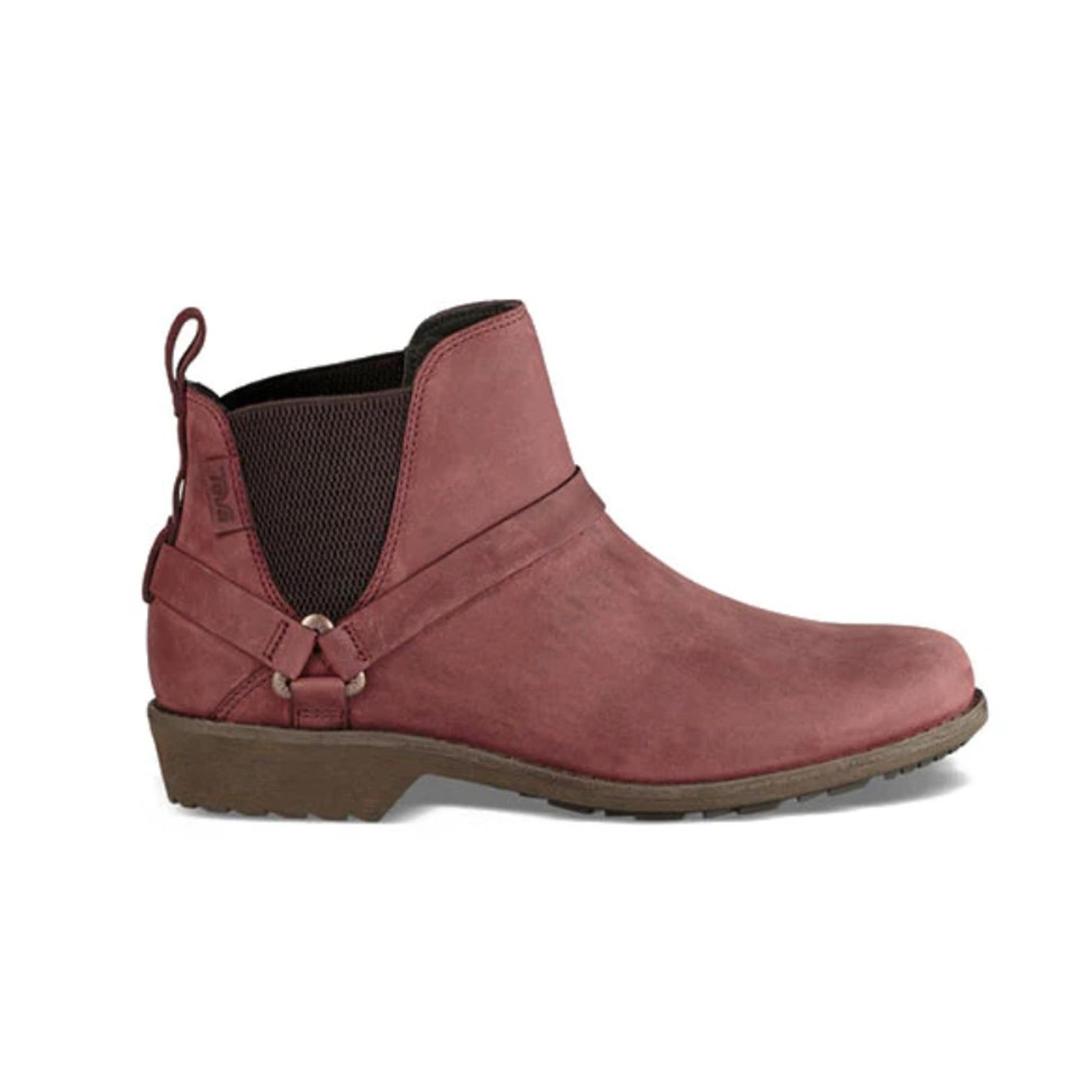 Teva Booties // De La Vina Dos Chelsea Boot in Redwood // 6.5