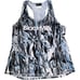 BlackMilk Australia Fully Perforated Blue Black Athletic Tank Womens Medium NWOT