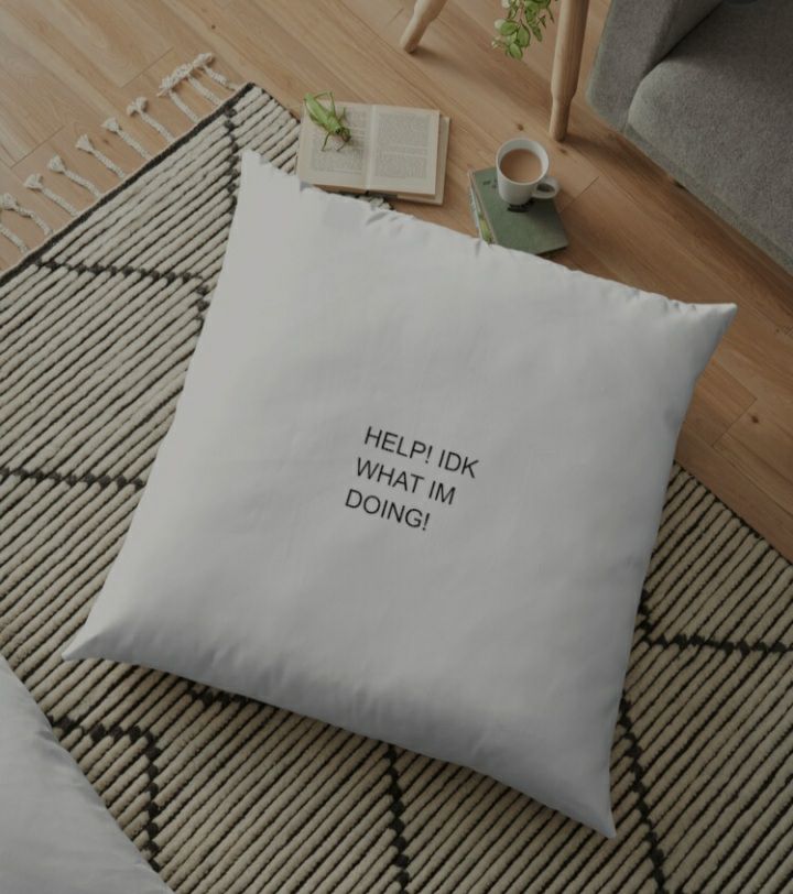 Floor pillow covers