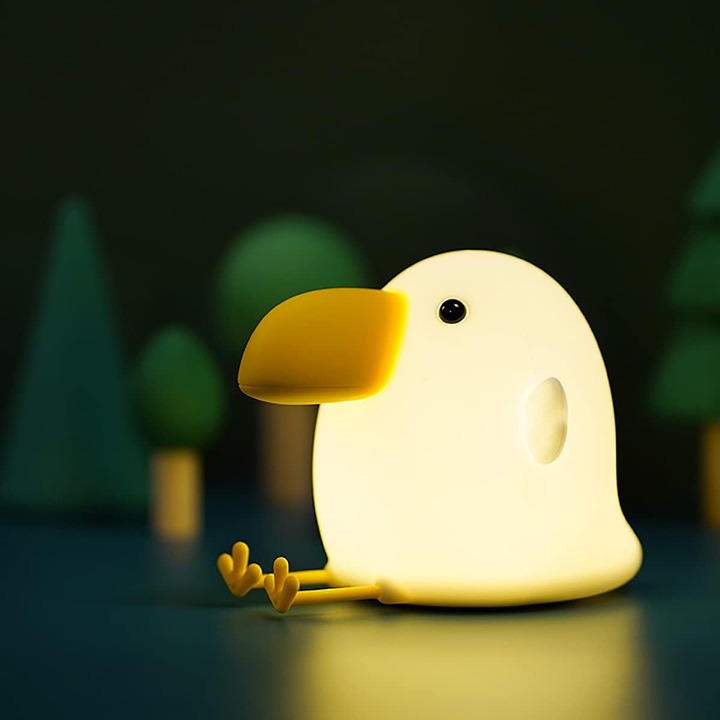 Kids Night Light, Cute Silicone Bird Nursery Lamp for Baby and Toddler,Animal Ni