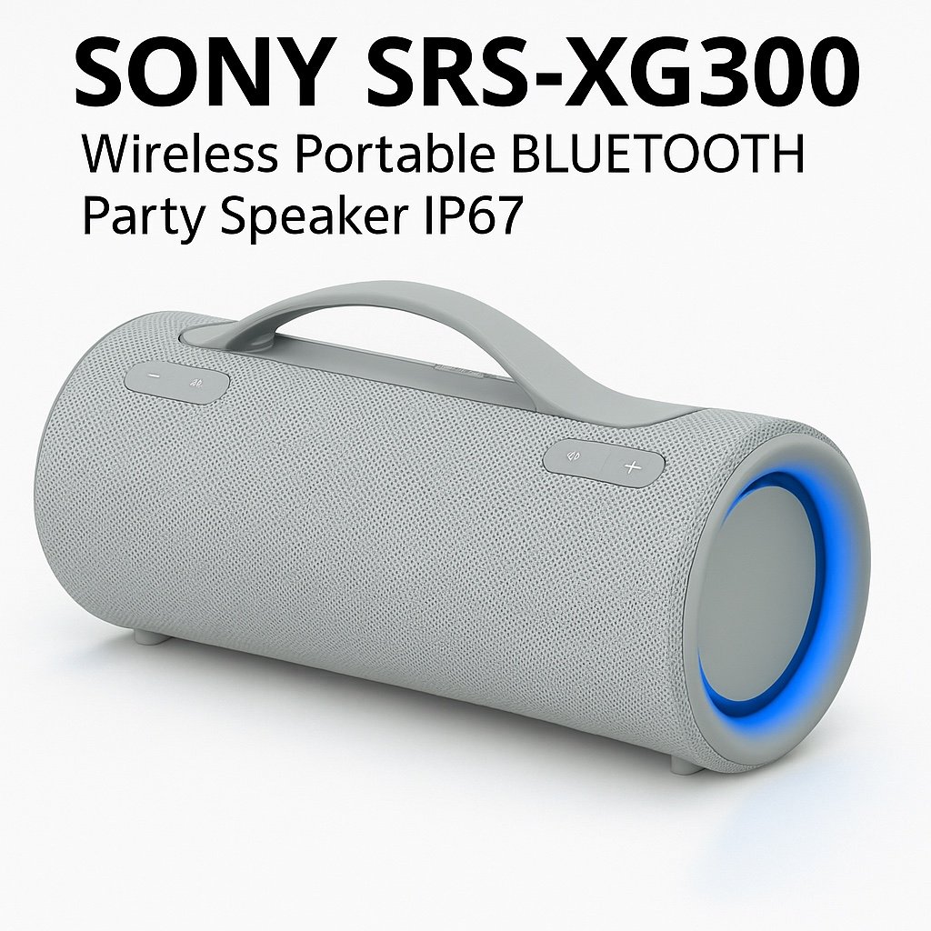 Sony SRS-XG300 Bluetooth Speaker IP67 Waterproof Wireless Party Bass NEW