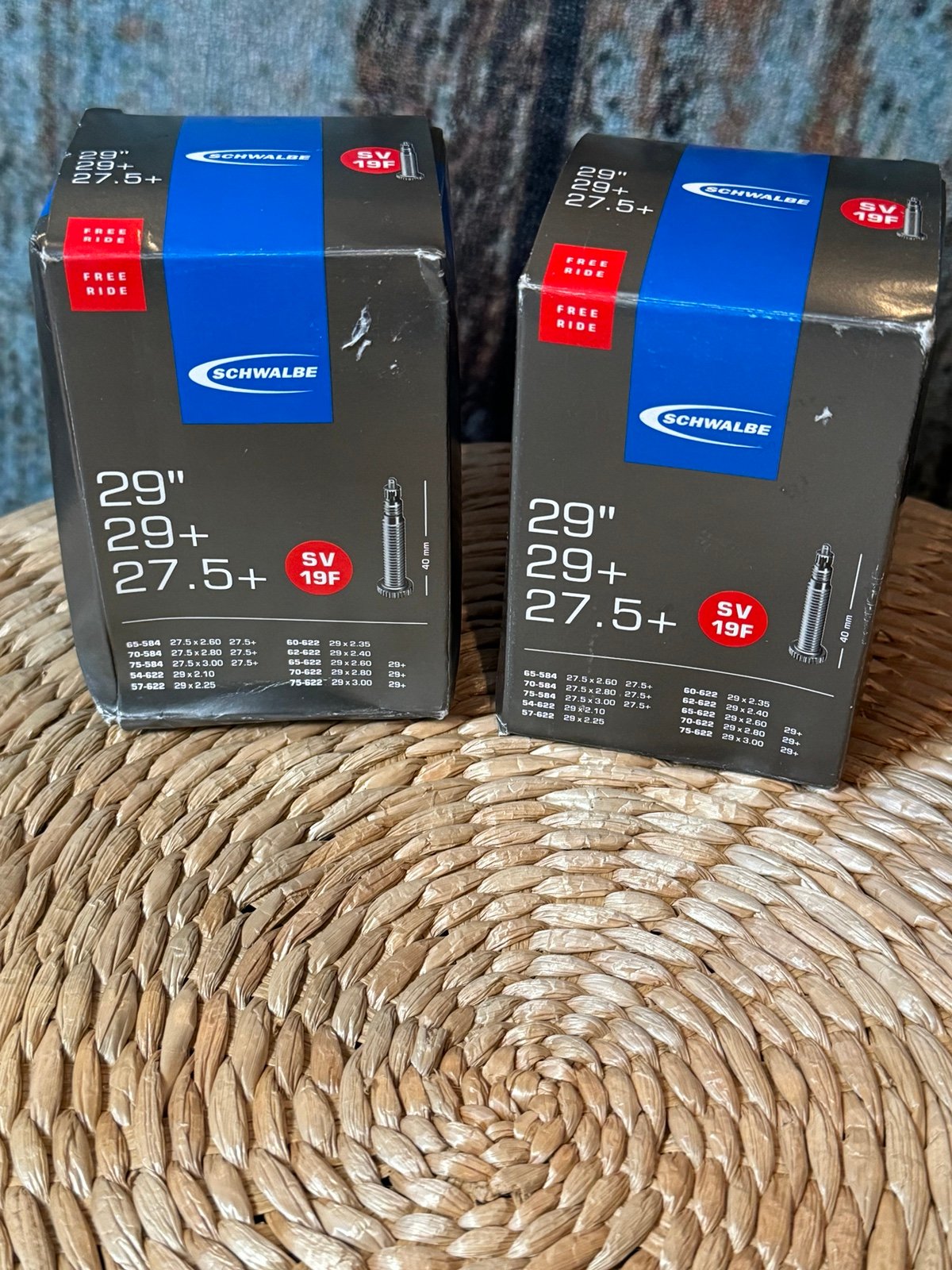 schwalbe bike tubes SV 19f