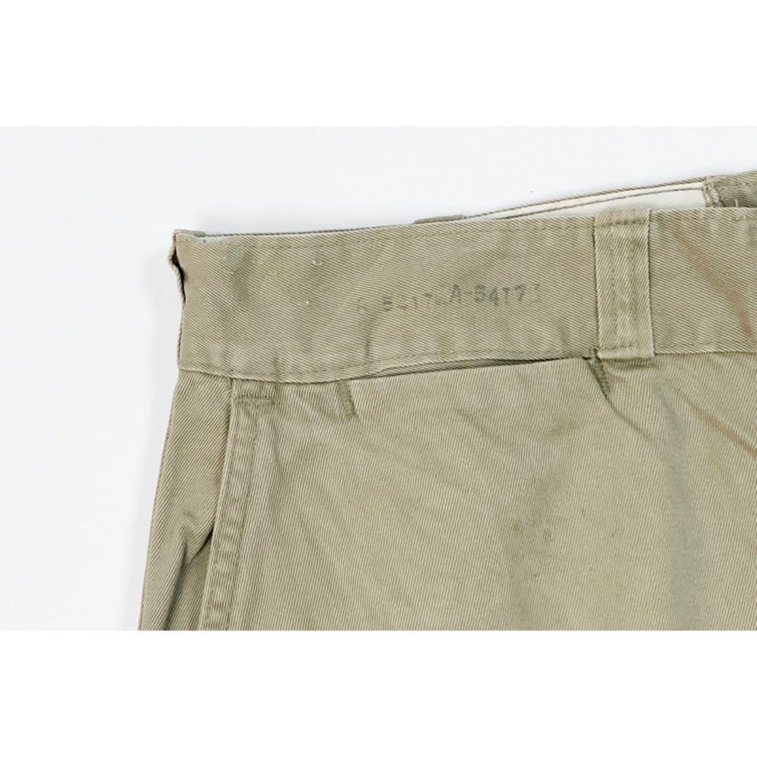 【送料無料キャンペーン】 50's US ARMY Chino Trousers / Size 30 x 33 パンツ
