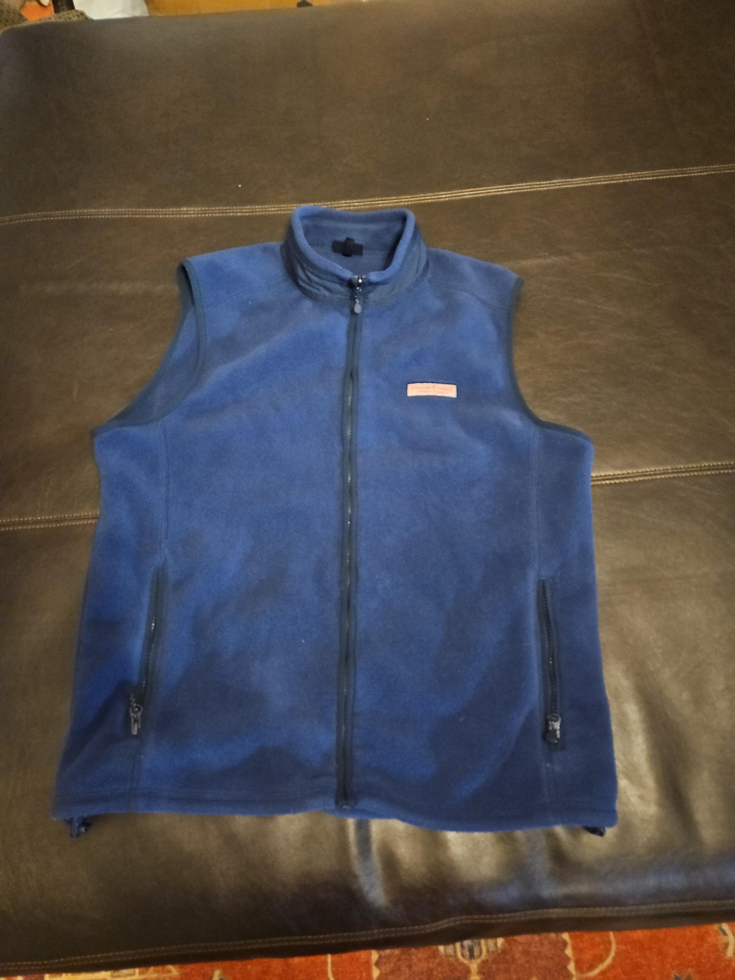 Vineyard vines mens fleece vest size medium