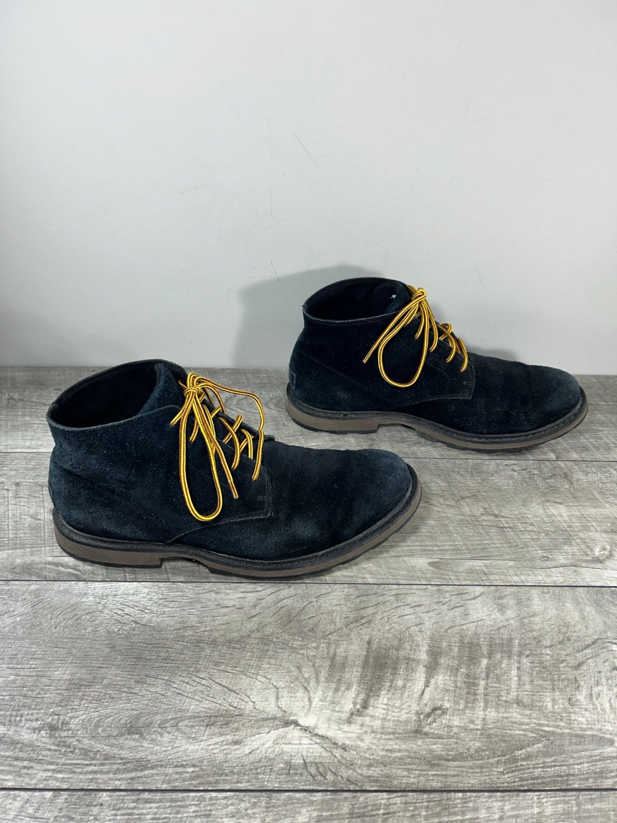 Sorel NM2281 Madson II Chukka Waterproof Black Suede Men’s Ankle Boots Size 9.5