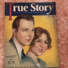TRUE STORY VINTAGE MAGAZINE MARY AND BOB
