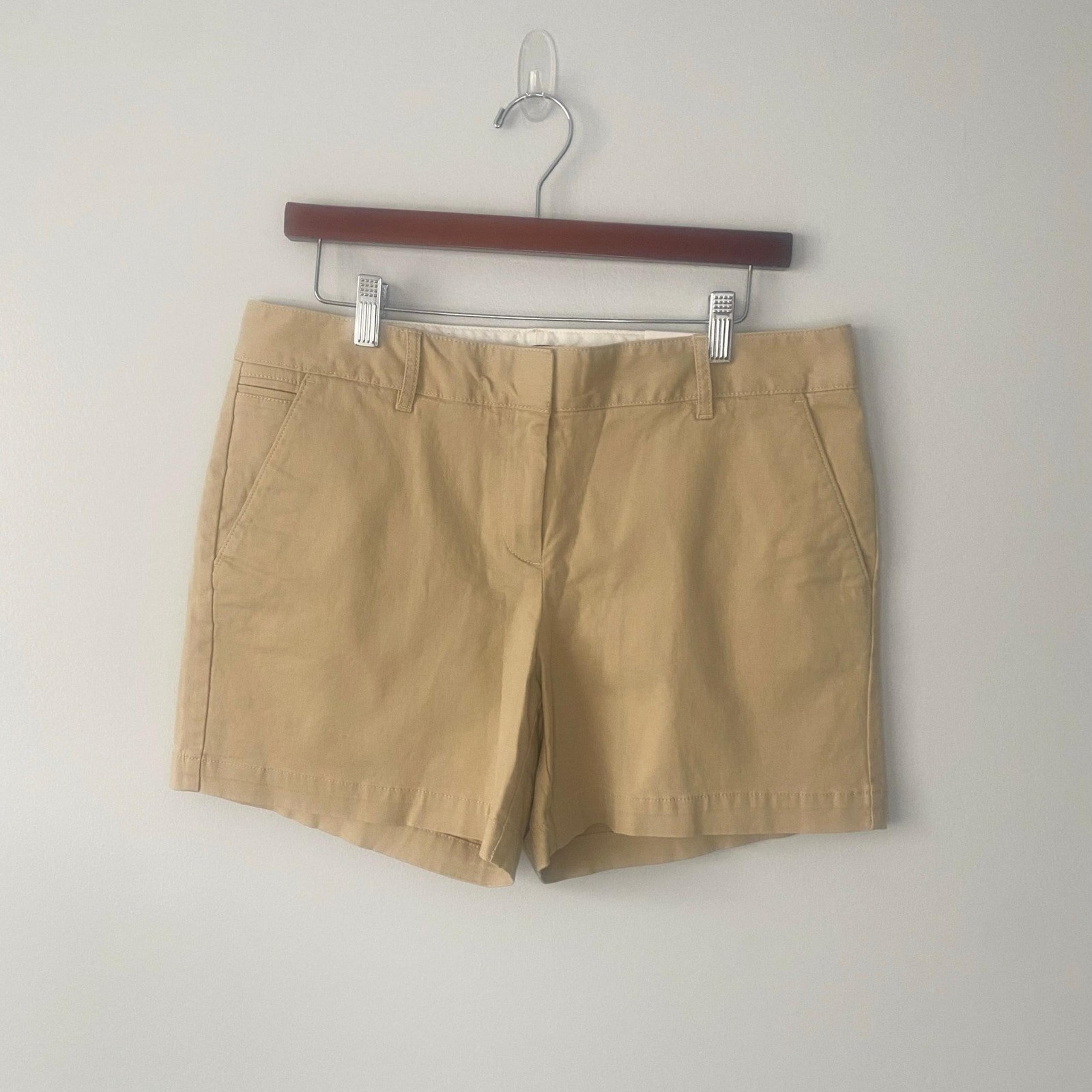 NWT Lands End Low Rise Khaki Chino 5” Short Size 10