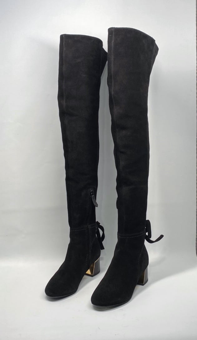 Tory Burch Over-The-Knee Ankle-Tie Boot size 5