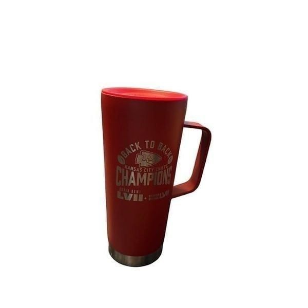 Kansas City Chiefs Back-To-Back Champions Tumbler Cup 16 oz Great American