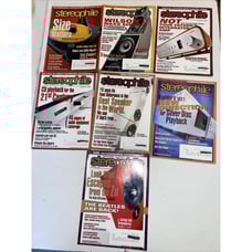 7 Stereophile Magazine Lot 2009 Sound Audio Music speakers Sept Dec May March