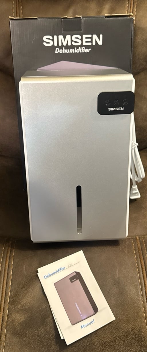 800sqft SIMSEN CT2 95oz Home, Closet, RV & more Compact Dehumidifier BRAND NEW