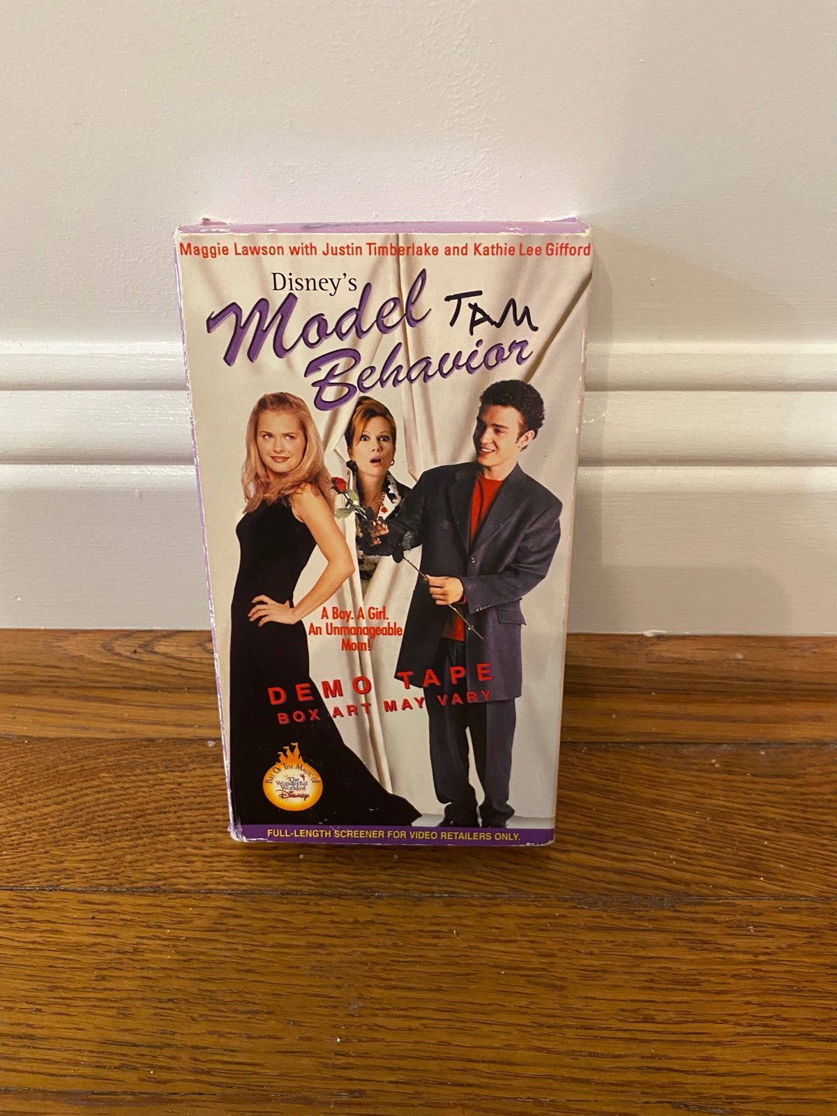 MODEL BEHAVIOR Rare DISNEY VHS Tape 2000 Justin Timberlake Kathie Lee Demo