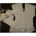 NWT Victoria's Secret 36DD BIKINI+L cover up/tunic/kaftan crochet WHITE fishnet