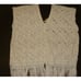 NWT Victoria's Secret 36DD BIKINI+L cover up/tunic/kaftan crochet WHITE fishnet
