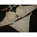 NWT Victoria's Secret 36DD BIKINI+L cover up/tunic/kaftan crochet WHITE fishnet